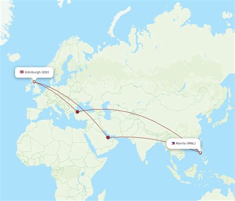 Flight from Edinburgh (EDI) to Manila (MNL) from £728 .